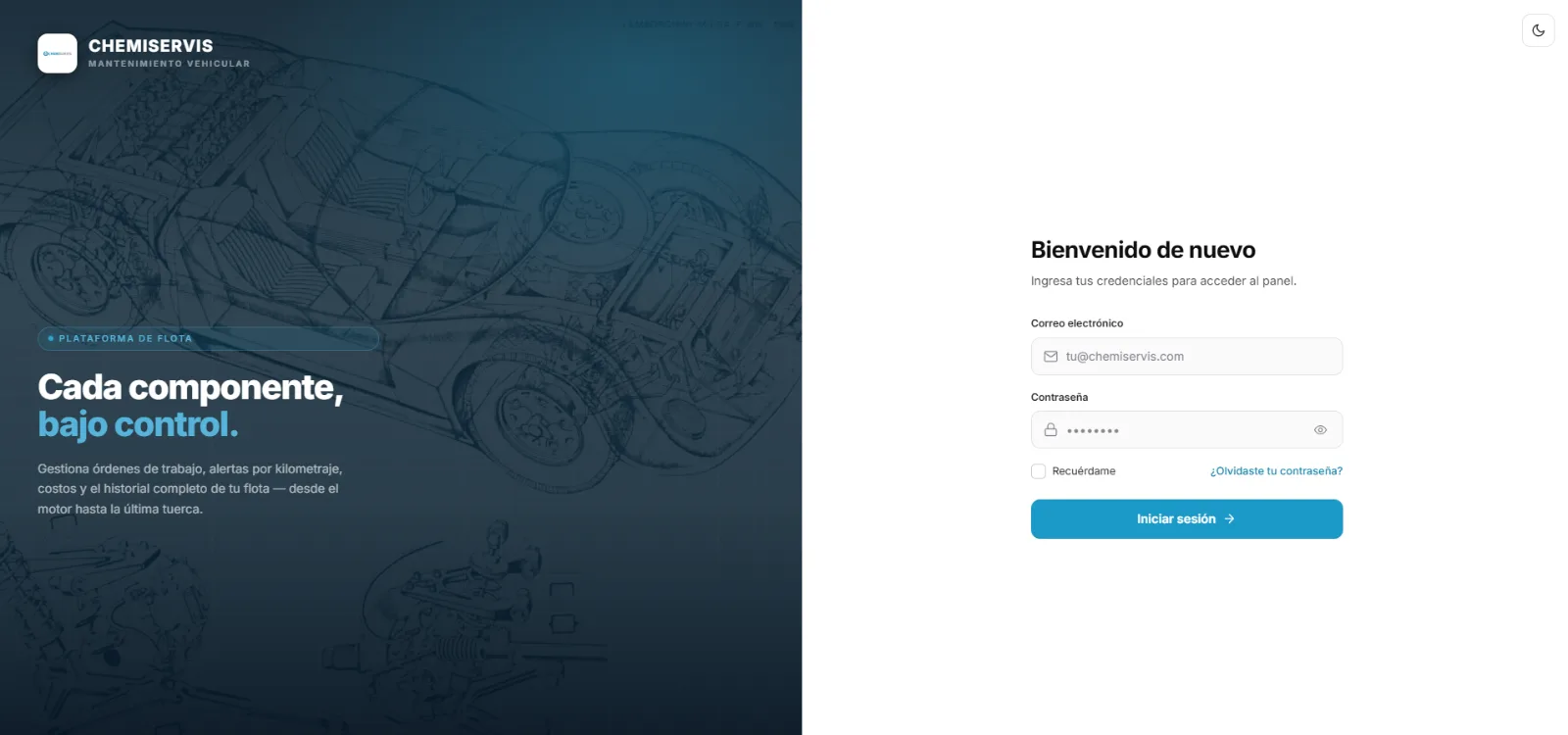 Cliente petrolero — Sistema de Mantenimiento Vehicular